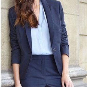 Chambray like Blazer suit size 8/M ( stretch )